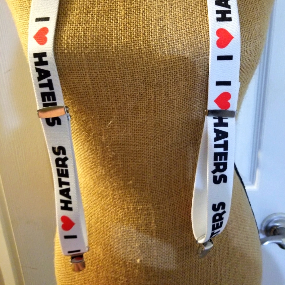 I ❤ HATERS Suspenders